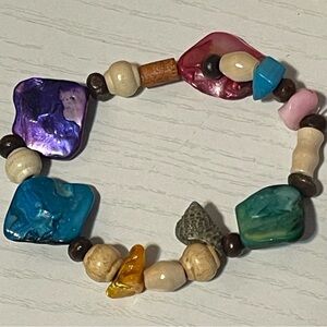 Sea Shell, Bead Stretch Beacelet